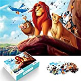 Puzzle di carta da 1000 pezzi per adulti e bambini Big Wisdom Lion Kings 38 x 26 cm