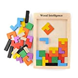 Puzzle di legno Tetris Tangram di puzzle Pädagigisches giocattoli per i bambini colorato puzzle di legno giocattoli educativi educativi regalo
