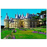 Puzzle Francia Castello Loira Puzzle da 1000 pezzi per adulti e famiglie Regalo di viaggio in legno Souvenir 30x20 pollici