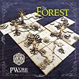 Pwork Wargames The Forest (La Foresta) - 3D Tactical maps Rpg Fantasy Dungeon Tiles - mappe tattiche 3D modulari in ...