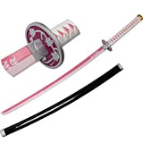 Pyatofly Demon Killer Anime Sword, Spada Samurai in Legno Fatta a Mano per Giochi di Ruolo, Kendo, Decorazione della casa, ...