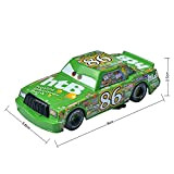 PYBH Pixar Cars 3 Chick Hicks Police Police McQueen Mater Favoloso Hudson 1:55 Diecast Metal in Ley Model Car Giocattoli ...