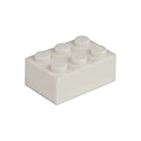 Q-Bricks Sacchetto da 500pz. Mattoncino 2X3 Bianco 713