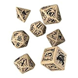 Q Workshop Pathfinder Council of Theves Rpg Ornamented Dice Set 7 Polyhedral Pieces