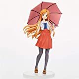 QINGLI Azione Sword Art Online Figura Sao AsunaYuuki 18CM-Plain Ombrello Asuna- Statua La Decorazione di Modello Anime Character Bambini Bambola ...