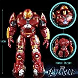 Qivor Giocattolo 18 Centimetri Hulkbuster Macchina Funkos Pops Avenger Alliance Iron Man Action Figure Mark con la Luce del LED ...