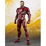 Qivor The Avengers Infinity War Ironman Action Figures MK50 Iron Man Model Toys 16cm (Color : No Box)