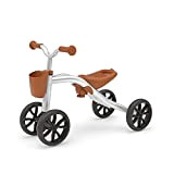 Quadriciclo per bambini con cestino 1-3 anni Quadie Basket Chillafish, stabile e regolabile in altezza, con 3 posizioni di seduta, ...