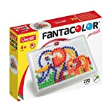 Quercetti- Fanta Color Portable Large Gioco di Composizione, Multicolore, 273 Pezzi, 0952