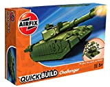 Quickbuild- Quick Build Challenger Tank Toy modellismo Ferroviario, Colore Verde, J6022