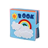 Quiet Book Montessori, Riutilizzabile Libro Occupato in Feltro Morbido, Colore Busy Book Montessori, Quiet Book Giocattoli Montessori, per Kleinkinder Ab ...