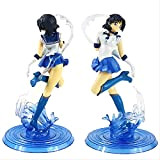 QWYU 20 Cm Sailor Moon Anime Figurine Mizuno Ami Sailor Mercury Action PVC Figure da Collezione Model Toy Gift for ...