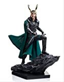 QWYU 25cm Action Figure in PVC Avenger Alliance Iron Studios Loki Thor 3 Statua in Scala Artistica