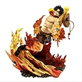 QWYU 26 Cm One Piece Fire Fist Ace Action Figure 15th Anniversary Model Toys
