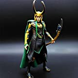 QWYU Avengers Ragnarok Loki Spider-Man Action Figure Loki Odinson Thor Action Figure Modello Giocattoli Collezione Giocattoli Regali bianco