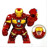 QWYU Character Hulks Heros Hulkbusters Figure Model Building Block Toys Regalo Educativo per Bambini Grigio