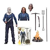 QWYU Friday The 13th Part 2 Jason PVC Action Figure Freddy Jason Voorhees Modello da Collezione Toy Gift