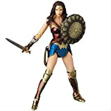 QWYU Justice League Wonder Woman Mafex PVC Action Figure Collection Model Toys Regalo di Compleanno di Natale