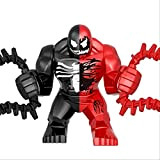 QWYU Super Heroes Avengers Compound Battle Thanos Iron Man Thor Model Building Blocks Enlighten Figure Toys for Children Rosso Corallo