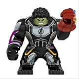 QWYU Super Heroes Avengers Compound Battle Thanos Iron Man Thor Model Building Blocks Enlighten Figure Toys for Children Multicolore
