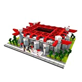 QXF-D San Siro Building Model Set, Stadio Mini Mattoni Puzzle 3D Giocattoli educativi Regalo Fai da Te for Adulti e ...