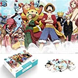 ragazzi e ragazze puzzle 1000 pezzi puzzle Anime One Piece puzzle semplice Nico Robin Usopp Jinbe Franky Sunny Roronoa Zoro ...