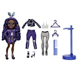Rainbow High, Krystal Bailey, Bambola da collezionare, Colore viola, Vestiti, accessori alla moda e supporto per bambole, Rainbow High Serie ...