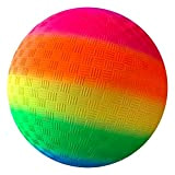 Rainbow - Palla morbida in PVC per bambini, con succo e lunga durata, regalo per bambini (8,5 pollici)