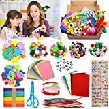 RANJIMA Kit Lavoretti Creativi per Bambini, DIY Art Craft Set,Kit Artigianali per Bambini,Colorati Forniture per Arti e Mestieri Set Fai ...