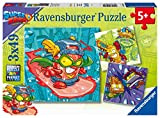 Ranvebusrger 05084 Super Zings, Puzzle 3x49 Pezzi per Bambini, Età Raccomandata 5+