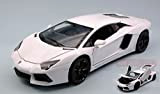 rastar MODELLINO in Scala Compatibile con Lamborghini Aventador LP700-4 White 1:18 RAT61300W