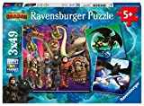 Ravensburger 08064 Dragons Puzzle, 3 x 49 Pezzi