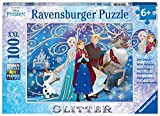 Ravensburger 13610 - Puzzle Scintillante, Soggetto: Frozen, 100 pz.