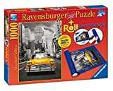 Ravensburger 19907 - New York Taxi, Puzzle 1000 Pezzi + Roll Your Puzzle, Tappetino per Avvolgere Il Puzzle