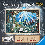 Ravensburger 199594 Escape Puzzle per Adulti, Il Sommergibile, 759 Pezzi, Dimensioni Finali 70x50 cm