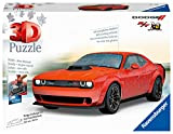 Ravensburger - 3D Puzzle Dodge Challenger Scat Pack Red, 165 Pezzi, 10+ Anni