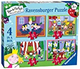Ravensburger-Ben And Holly's Little Kingdom Holly Ben & Holly-4"Box 12, 16, 20, 24 pezzi Puzzle per bambini dai 3 anni ...