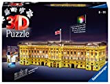 Ravensburger Buckingham Palace, puzzle 3D per adulti e bambini dagli 8 anni in su, edizione notturna con illuminazione a LED, ...