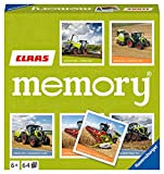 Ravensburger CLAAS Memory – 20882 – Il Classico Fan di Macchine agricole, Gioco di Memoria per 2 – 8 Giocatori ...