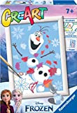 Ravensburger - CreArt Serie E Frozen, Cheerful Olaf, Dipingere 7+ Anni, Multicolore, 201723