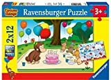 Ravensburger George Puzzle, 2 x 12 Pezzi, 05018