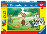 Ravensburger George Puzzle, 2 x 24 Pezzi, 05019