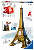 Ravensburger Italy- Eiffel Tower Paris Puzzle 3D, 216 Pezzi, Multicolore, 125562