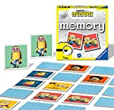 Ravensburger Italy- Minions Memory in Formato Pocket, 15x15 cm, Gioco, 24 Coppie in Cartone, 48 Carte, per Bambini a Partire ...