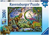 Ravensburger Italy-Nel Regno dei giganti-Dinosauri Puzzle, 200 Pezzi XXL, Multicolore, 12718 4