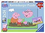 Ravensburger Italy Peppa Pig Puzzle, 2x24 Pezzi, Multicolore, 09082