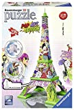 Ravensburger Italy- Puzzle 3D Torre Eiffel-Pop Art Edition, 216 Pezzi, Colore Bunt, RAP125999