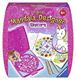 Ravensburger Mandala Designer- Mini Mandala DesignerUnicorn, Fai da Te e Pittura, Colore Bianco, 29704