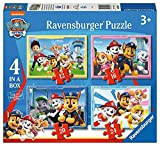 Ravensburger Paw Patrol - 4 Puzzle in a Box, Multicolore, 03065 1