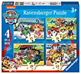 Ravensburger Paw Patrol-Puzzle da 4 pollici , 12, 16, 20, 24 pezzi per bambini dai 3 anni in su, Colore, ...
